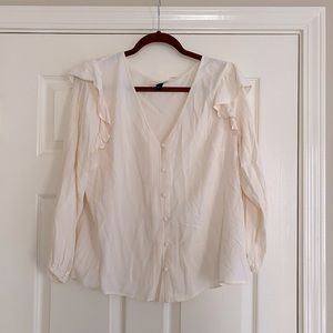 Universal Thread, L, lightly worn, cream, TTS
